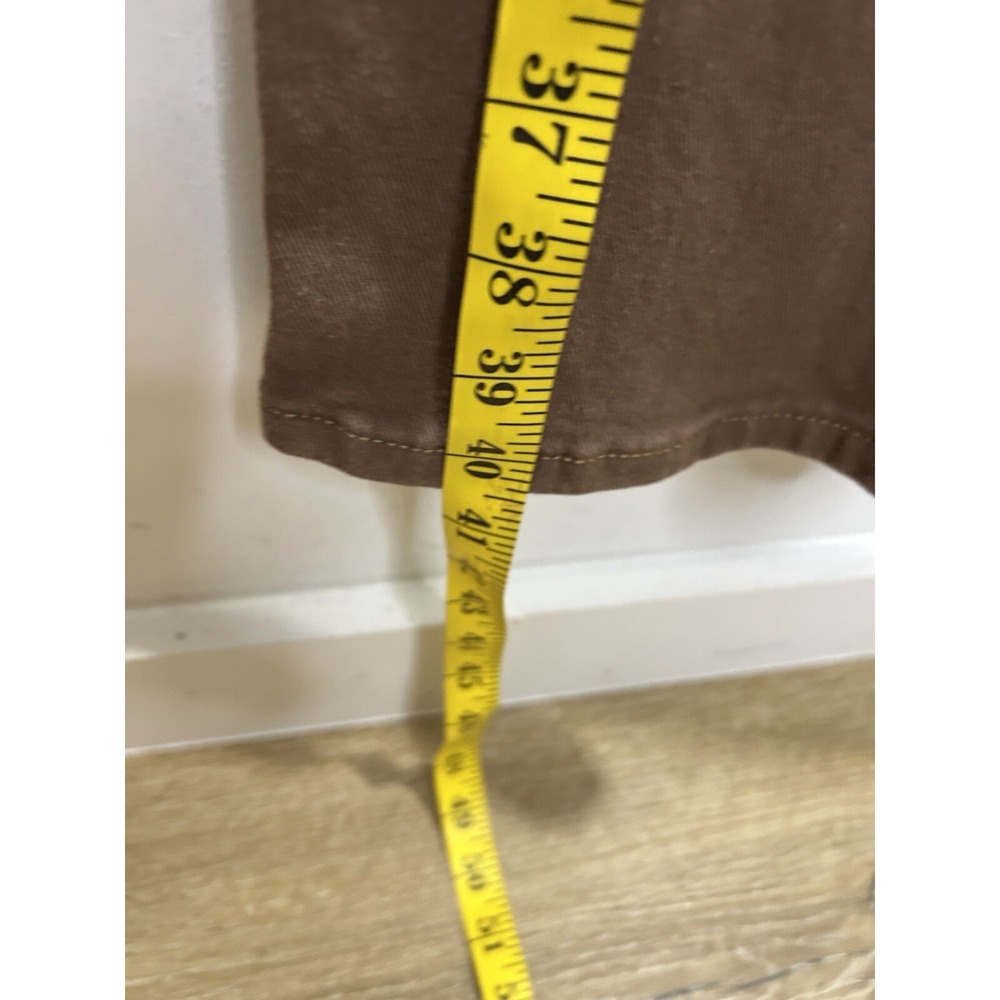 Motel Rocks Wide Leg High Rise Jean Size S Brown Color - Picture 11 of 12
